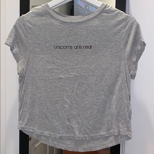 gray graphic tee